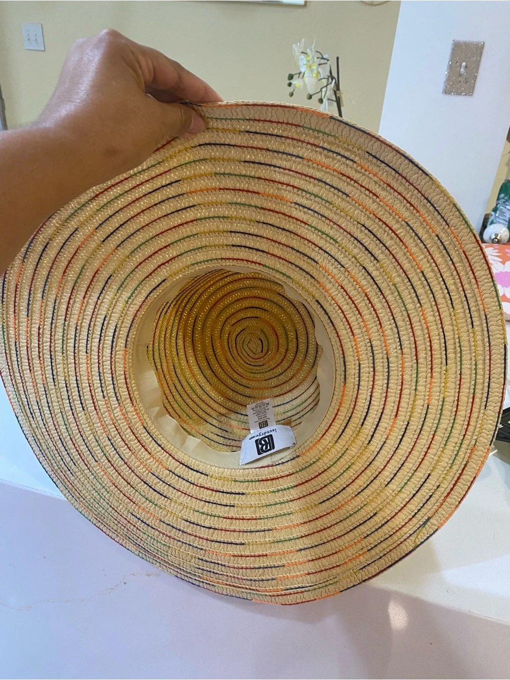 Laundry by Design Wide Brim Straw Sun Hat - Natural Beige